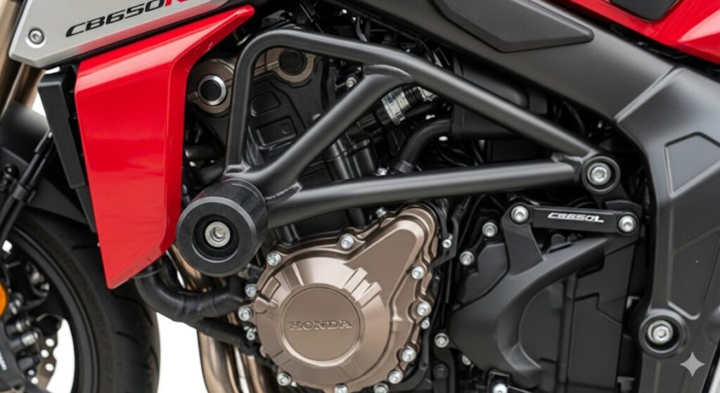 CB650Rは乗りにくいのか?後悔しないための全知識 転倒に備えるスライダーの必要性