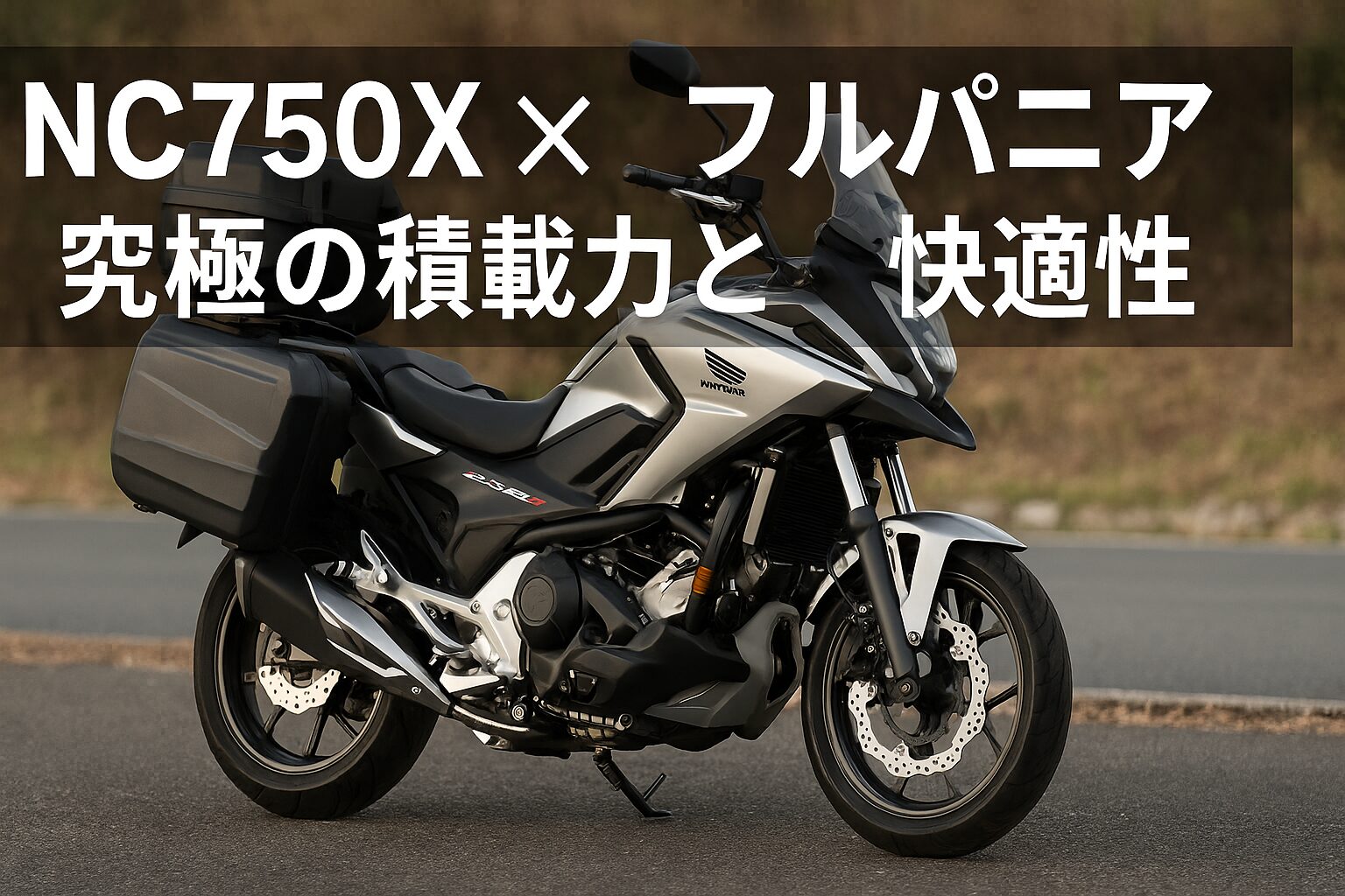 「NC750X × フルパニア」 究極の積載力と快適性