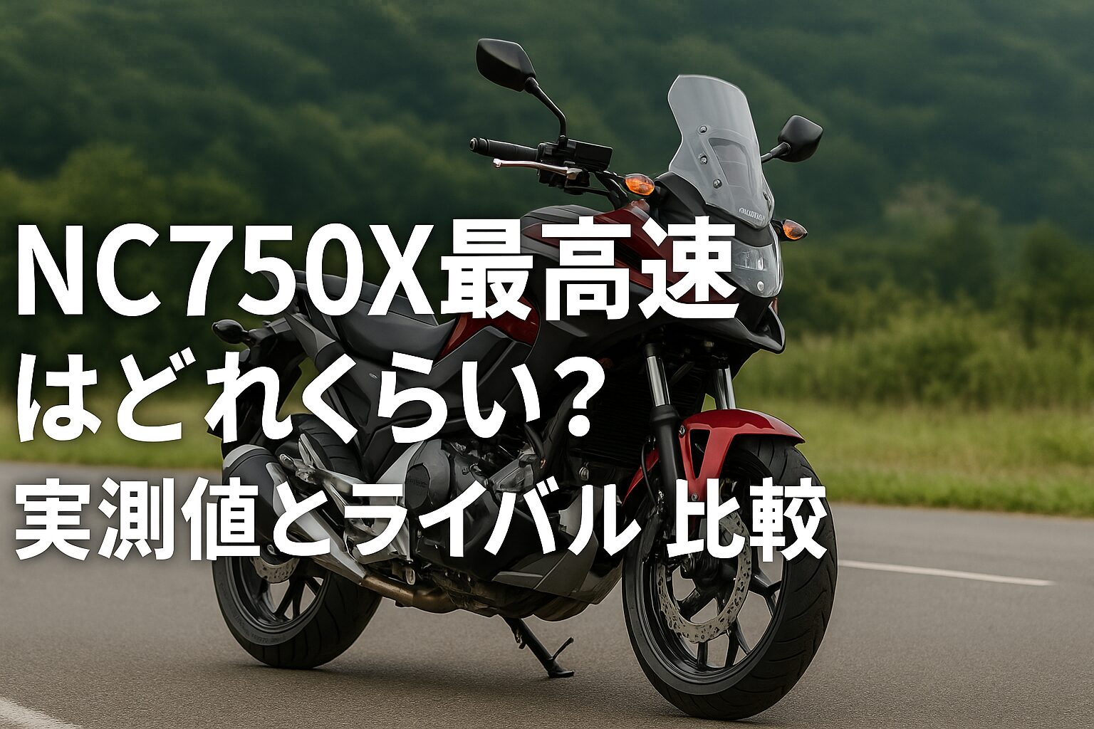 NC750X最高速はどれくらい？実測値とライバル比較