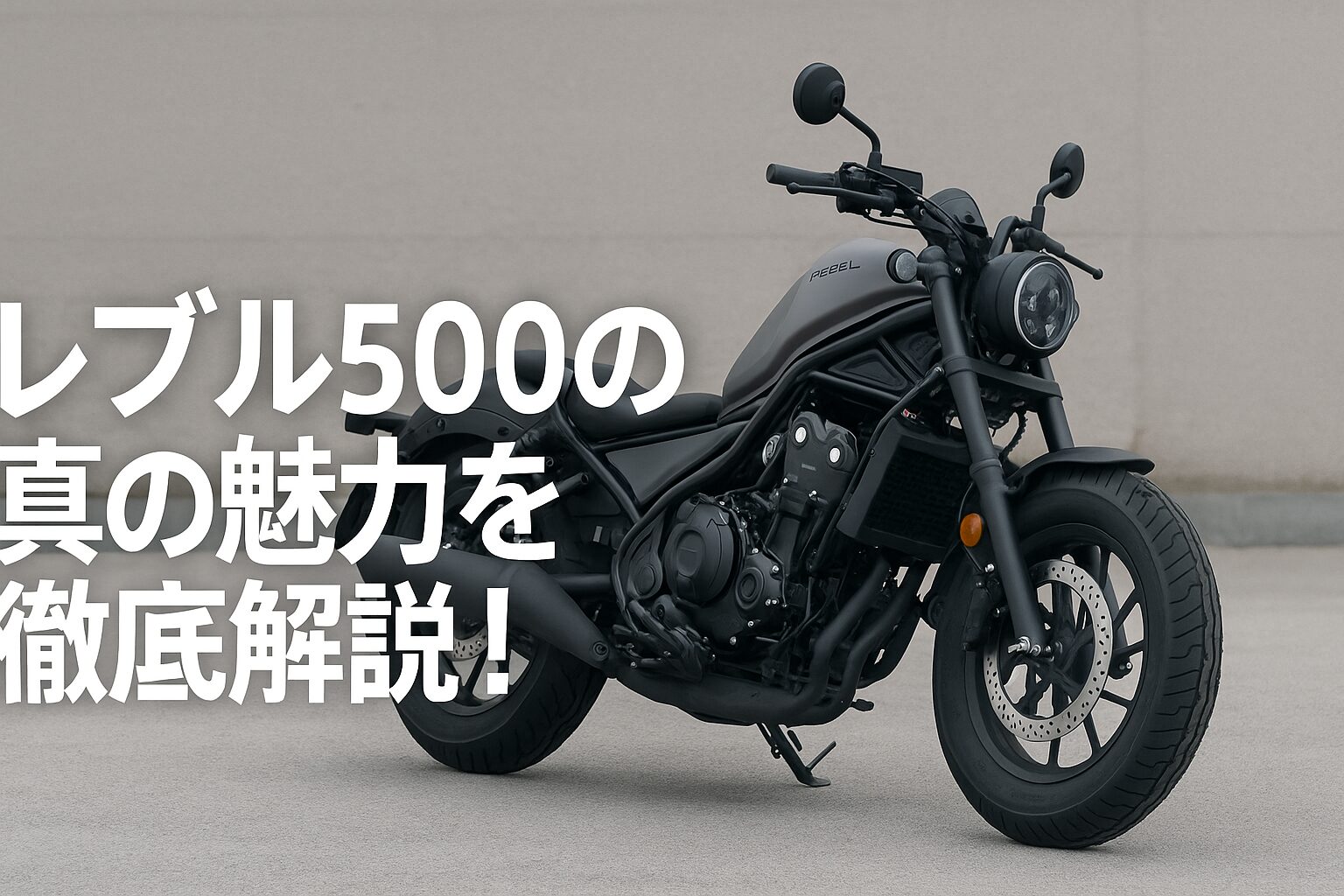 レブル500の真の魅力を徹底解説！