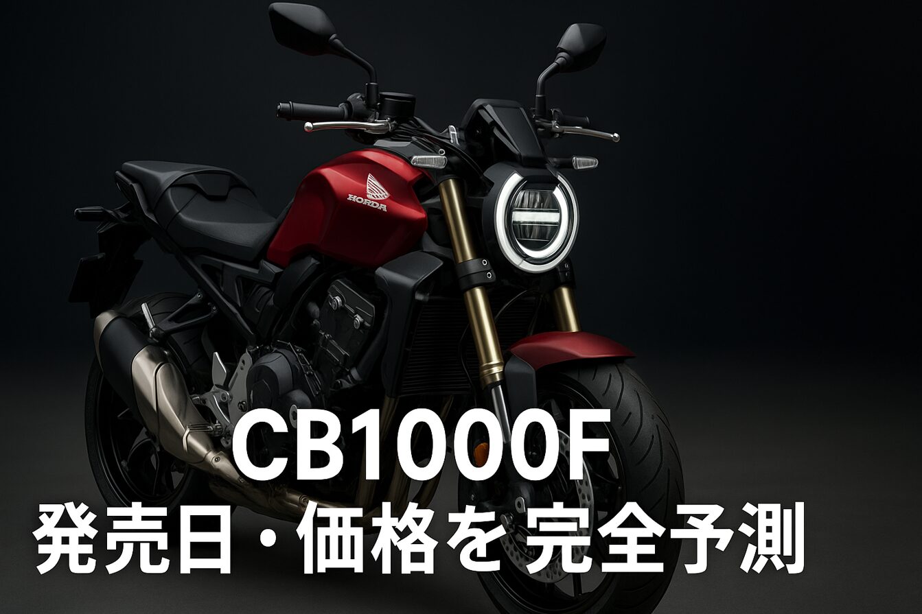 CB1000F 発売日・価格を完全予測
