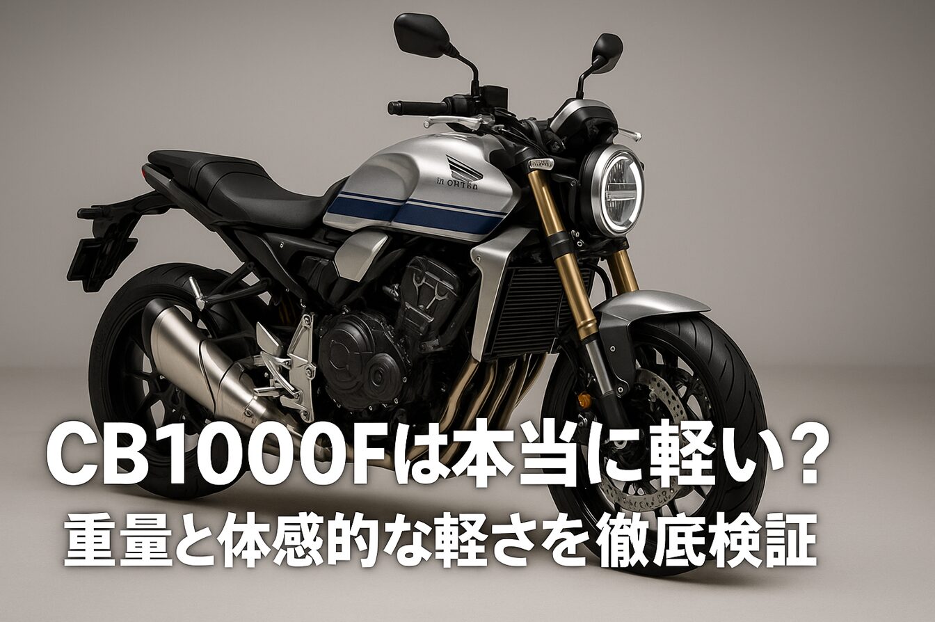 CB1000Fは本当に軽い？ 重量と体感的な軽さを徹底検証