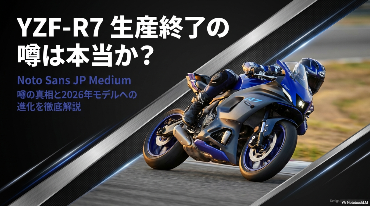 YZF-R7生産終了の噂は本当か？真相と2026年モデルへの進化を徹底解説