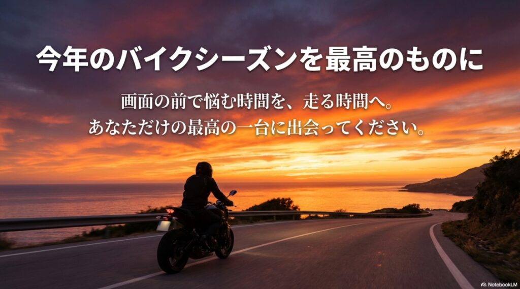 画面の前で悩む時間を走る時間へ変える最高の一台