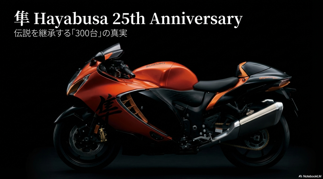 隼25周年記念モデル 伝説を継承する300台の真実