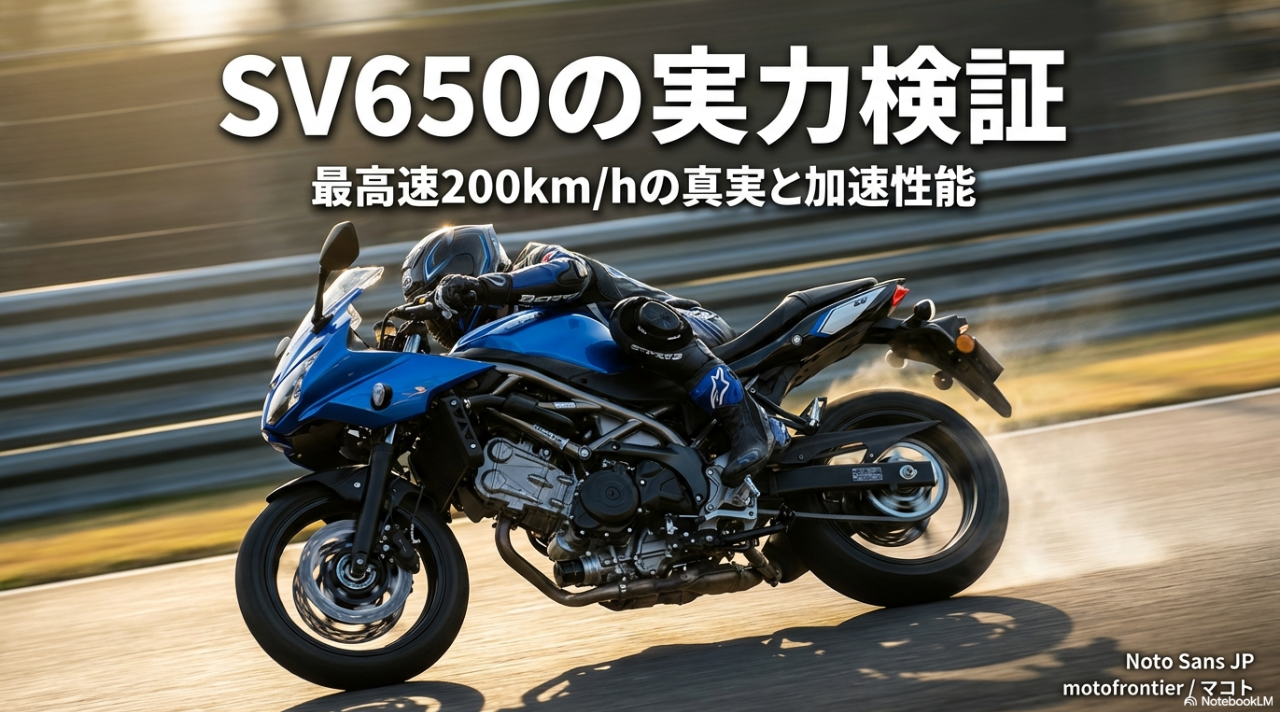 SV650の実力検証：最高速200km/hの真実と加速性能