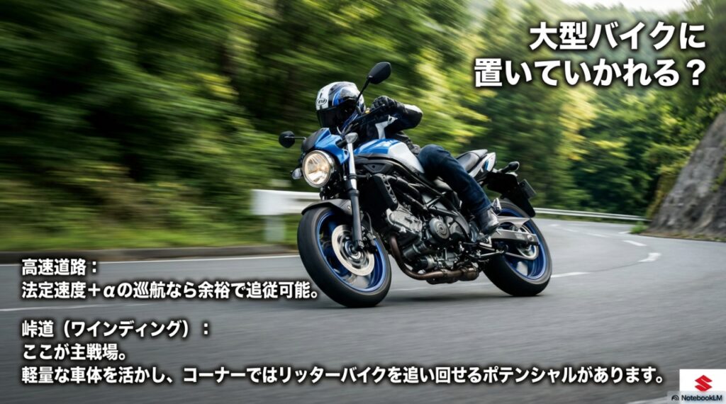 SV650の高速道路とワインディングでの走行ポテンシャル解説