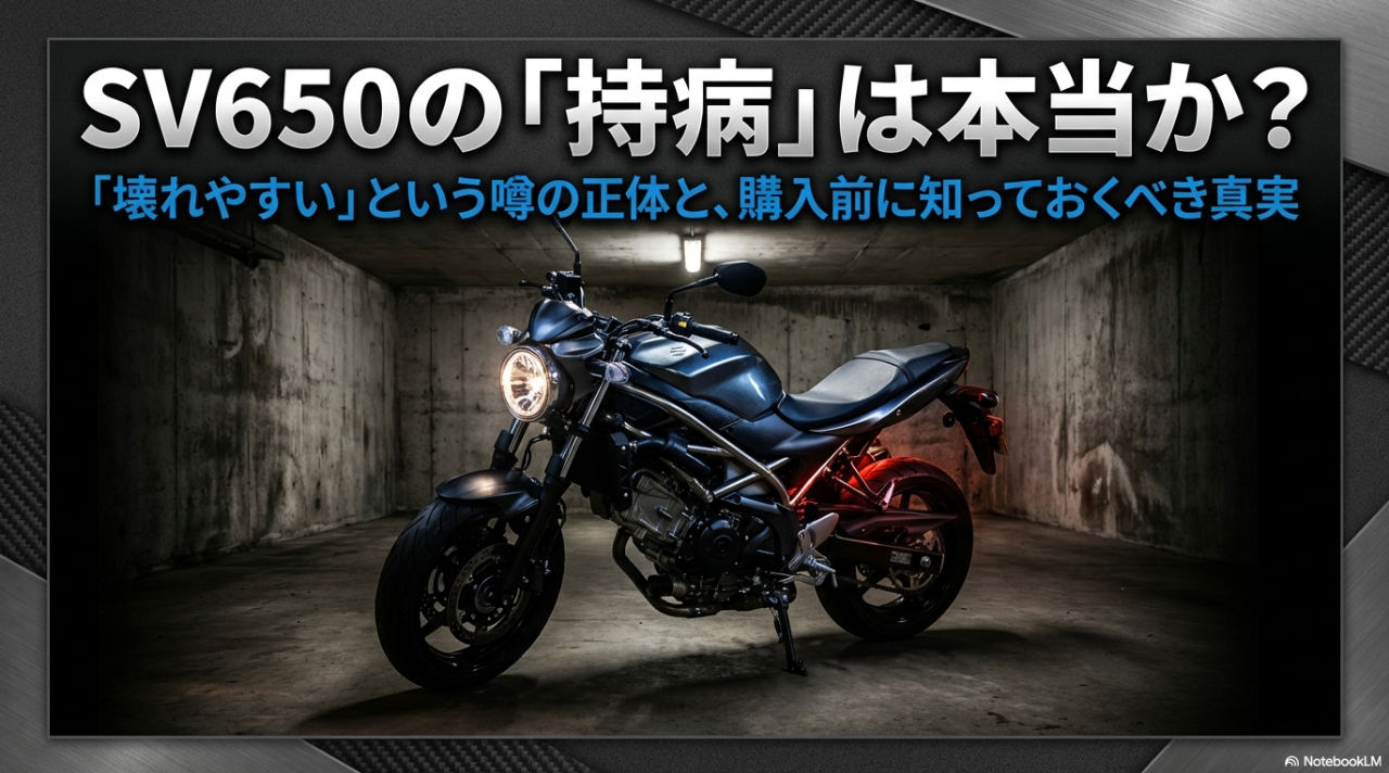 SV650の持病は本当にある?「壊れやすい」噂の正体と購入前に知るべき故障・弱点の全貌 SV650の持病は本当か?壊れやすい噂の正体と真実