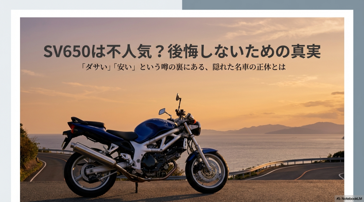 SV650の不人気説と真実についてのアイキャッチ画像