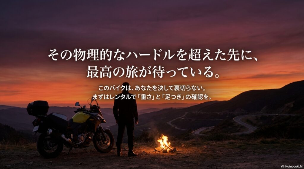Vストローム650を買って後悔する人の特徴とは?「致命的な欠点」とそれを補う「圧倒的な旅性能」の全貌 Vストローム650の物理的なハードルを超えた先に待っている最高の旅についてのメッセージ