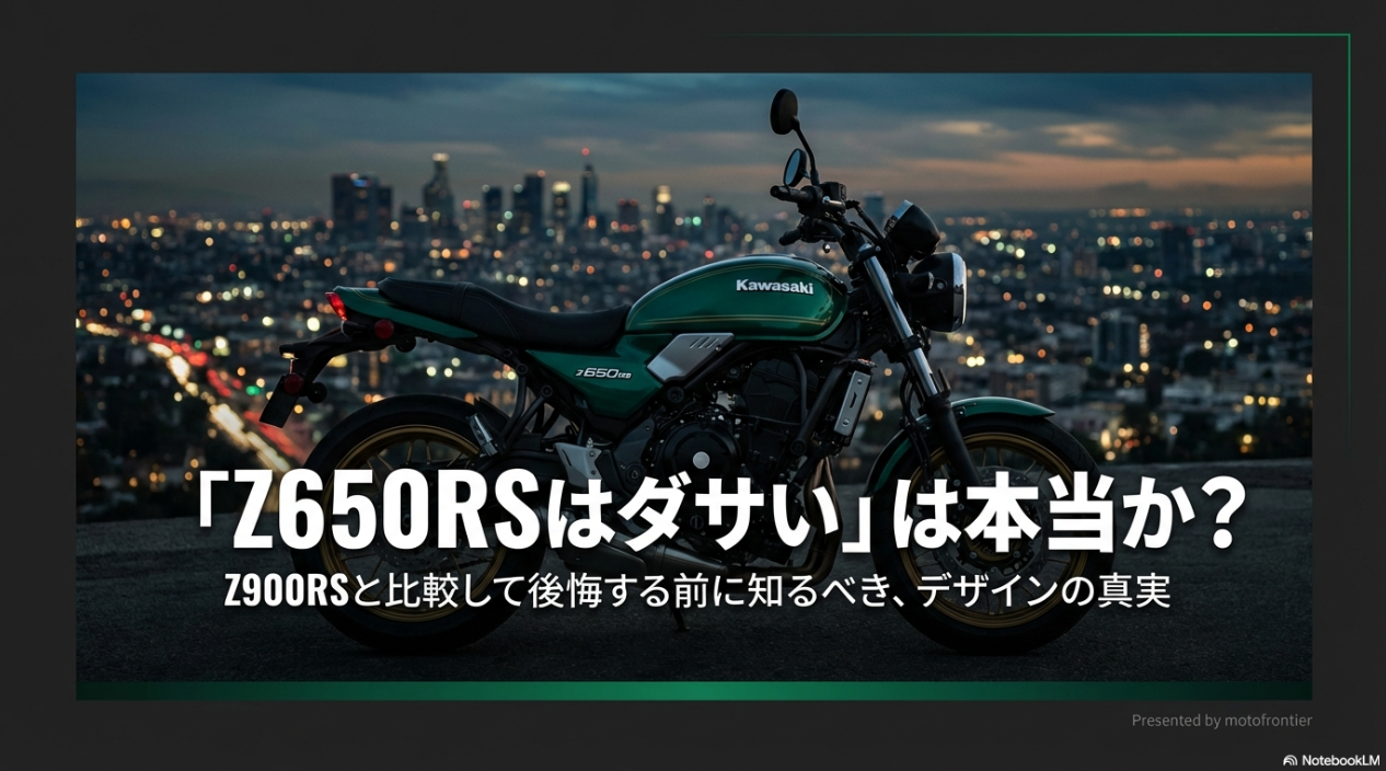 Z650RSはダサいって本当?Z900RSと比較して後悔する前に知るべきデザインの真実 「Z650RSはダサい」は本当か?Z900RSと比較して後悔する前に知るべきデザインの真実