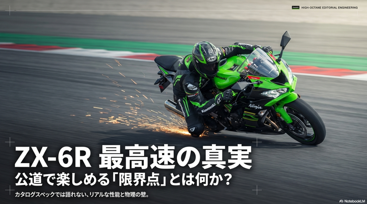 ZX-6Rの最高速はどれくらい?公道で楽しむならリッターSSより636ccが最適な理由 ZX-6Rの最高速の真実と公道で楽しめる限界点