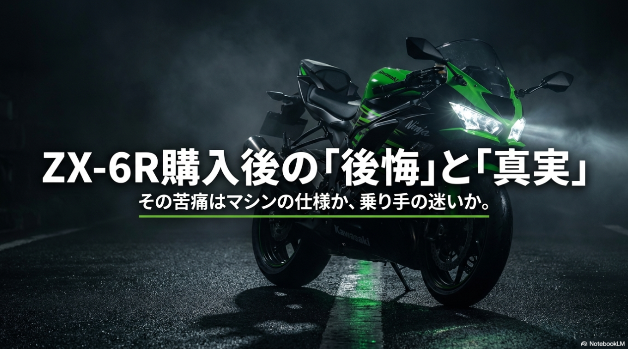 ZX-6Rの購入で後悔する真実!ツーリングのキツさを劇的に変える「正しい乗り方」と必須装備 ZX-6R購入後の後悔と真実