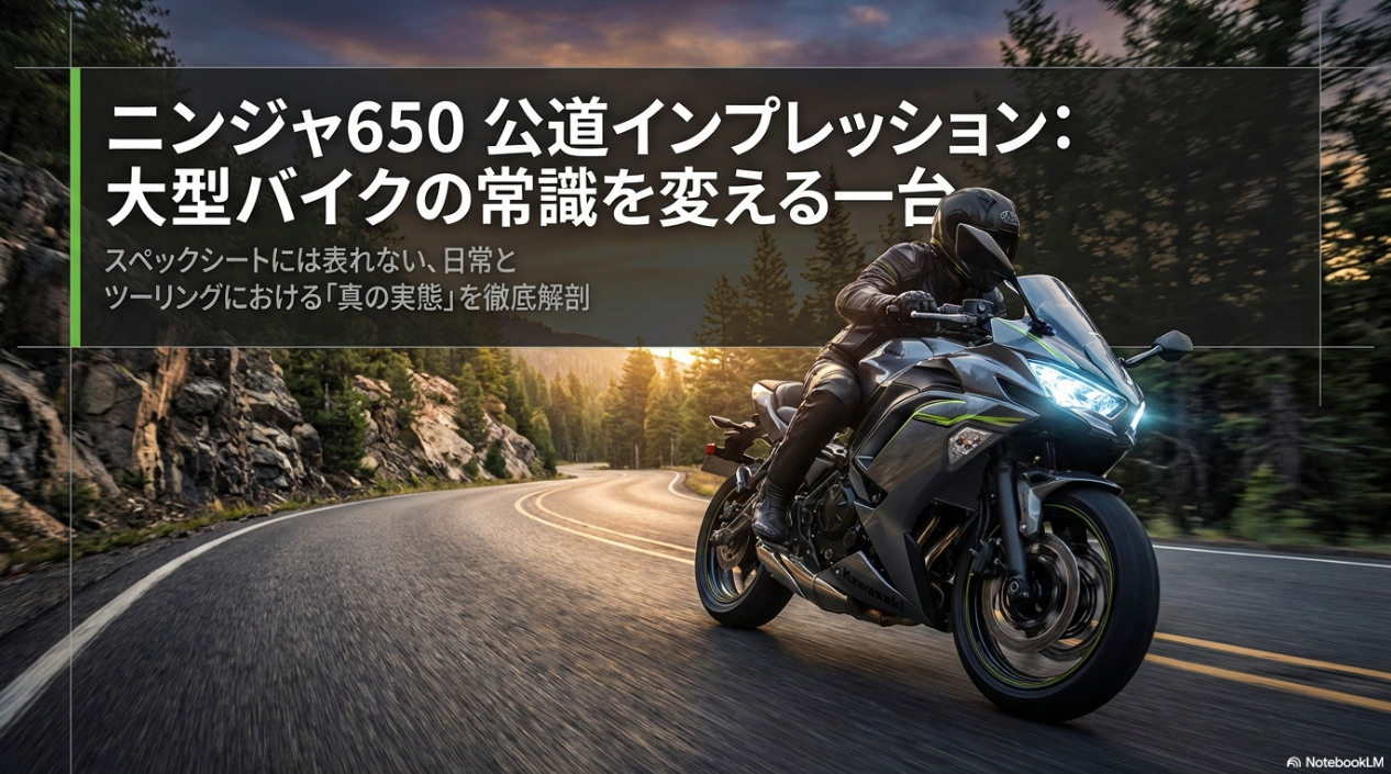 ニンジャ650 公道インプレッション 大型バイクの常識を変える一台