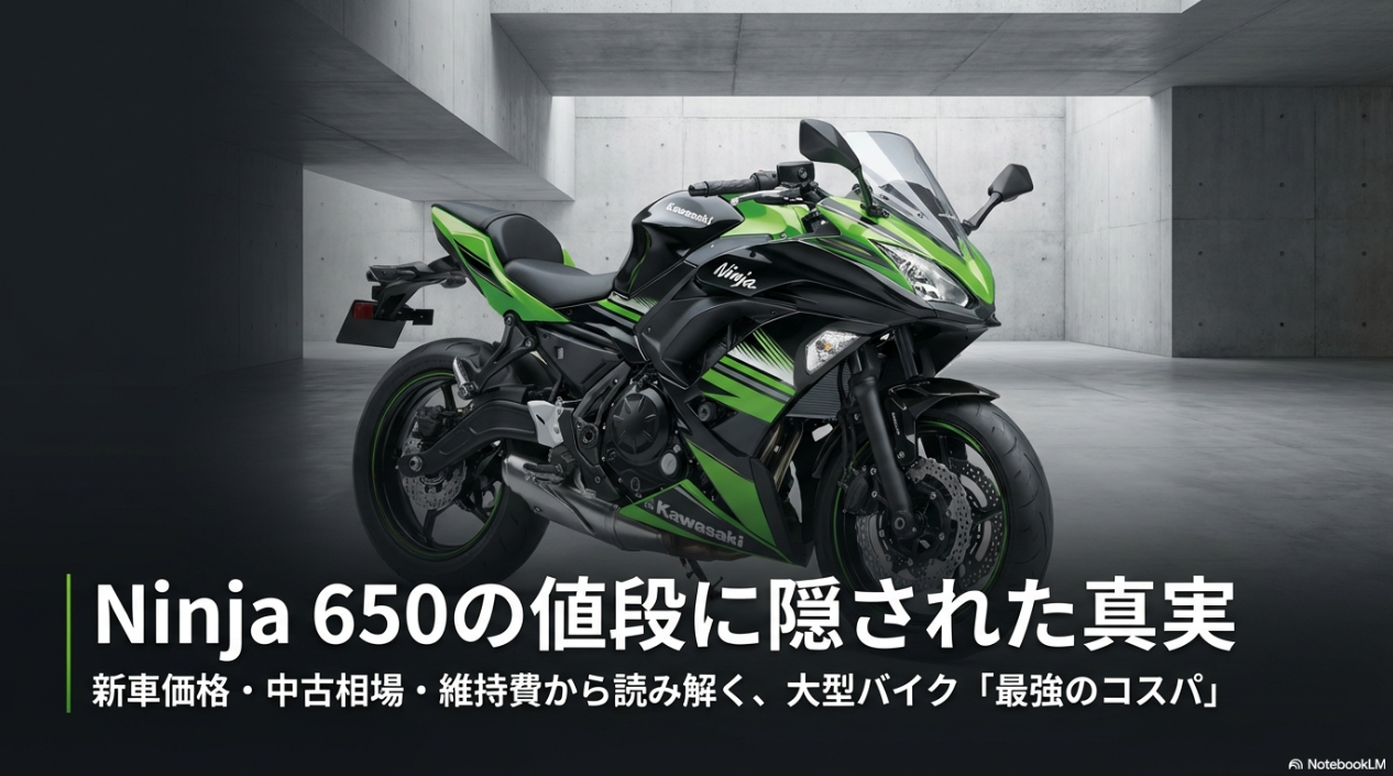 ニンジャ650の値段に隠された真実!新車価格と中古相場から読み解く最強のコスパと維持費 ニンジャ650の値段に隠された真実、新車価格・中古相場・維持費から読み解く最強のコスパ