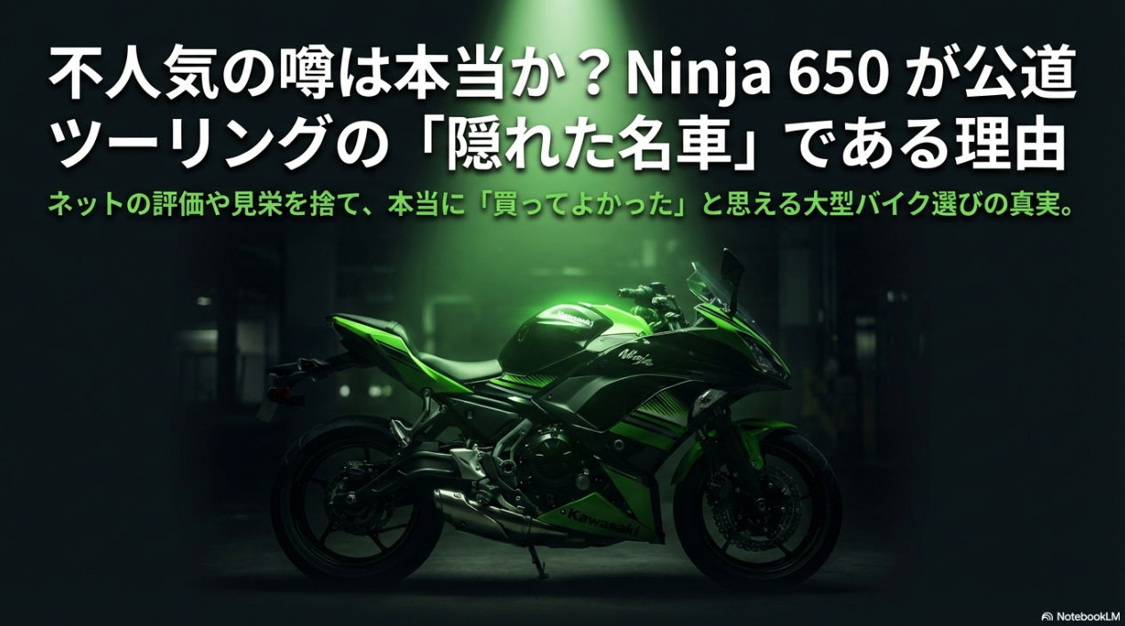 Ninja 650が不人気という噂の真実と、公道ツーリングの隠れた名車である理由