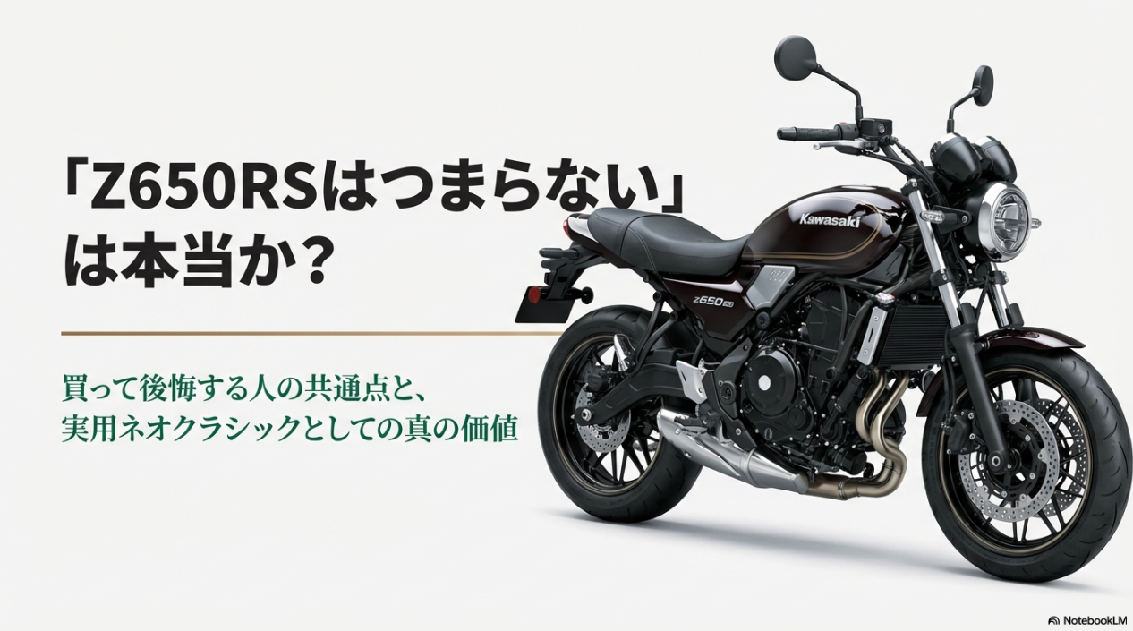 Z650RSはつまらないは本当か？買って後悔する人の共通点と実用ネオクラシックとしての真の価値