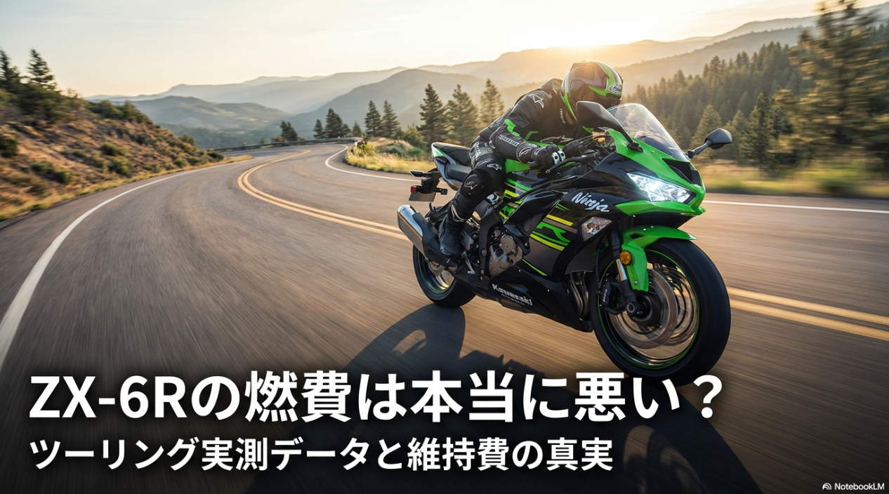 ZX-6Rの燃費は本当に悪い?ツーリングでの実測データと維持費のリアルな落とし穴 ZX-6Rの燃費は本当に悪い?ツーリング実測データと維持費の真実