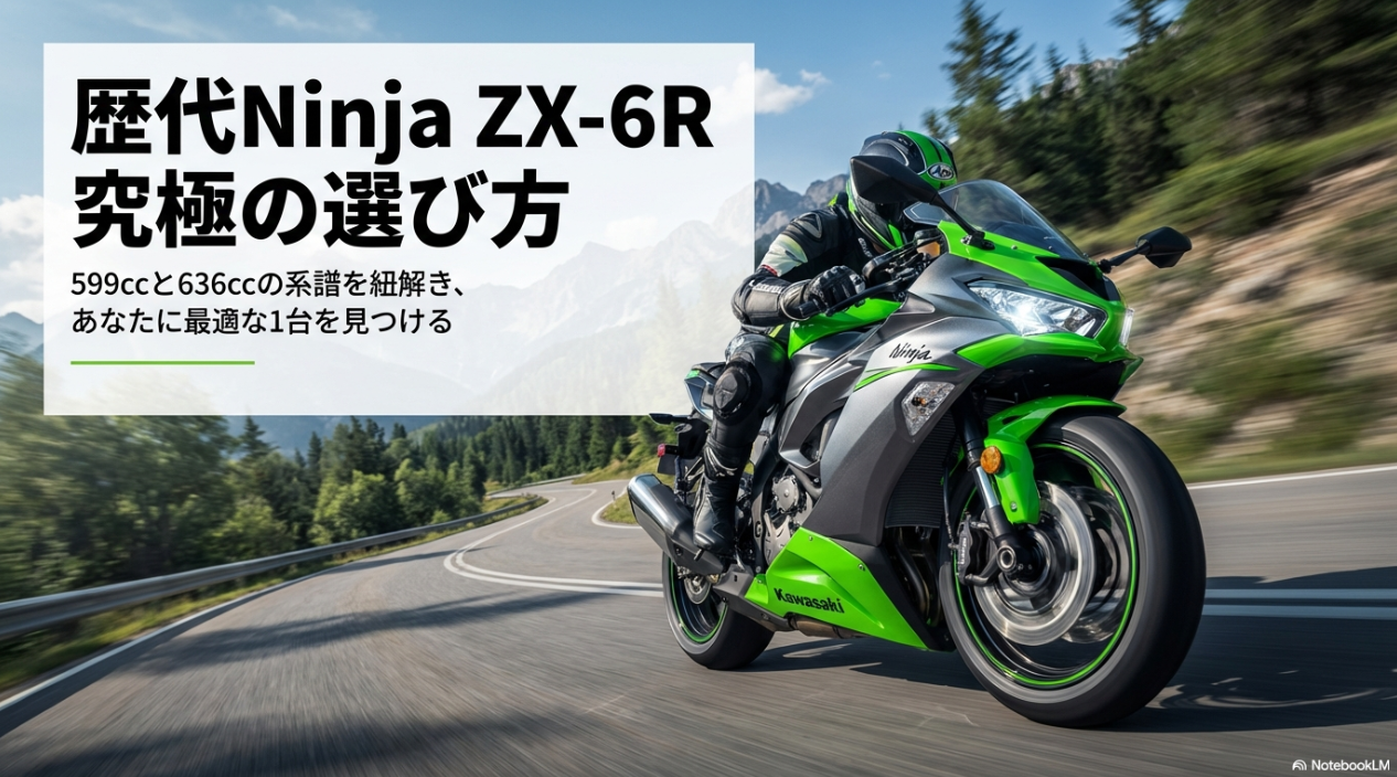カワサキNinja ZX-6Rの歴代モデル選び方ガイドのタイトル画像