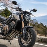 斜め前方から見たホンダCB650Rの外観