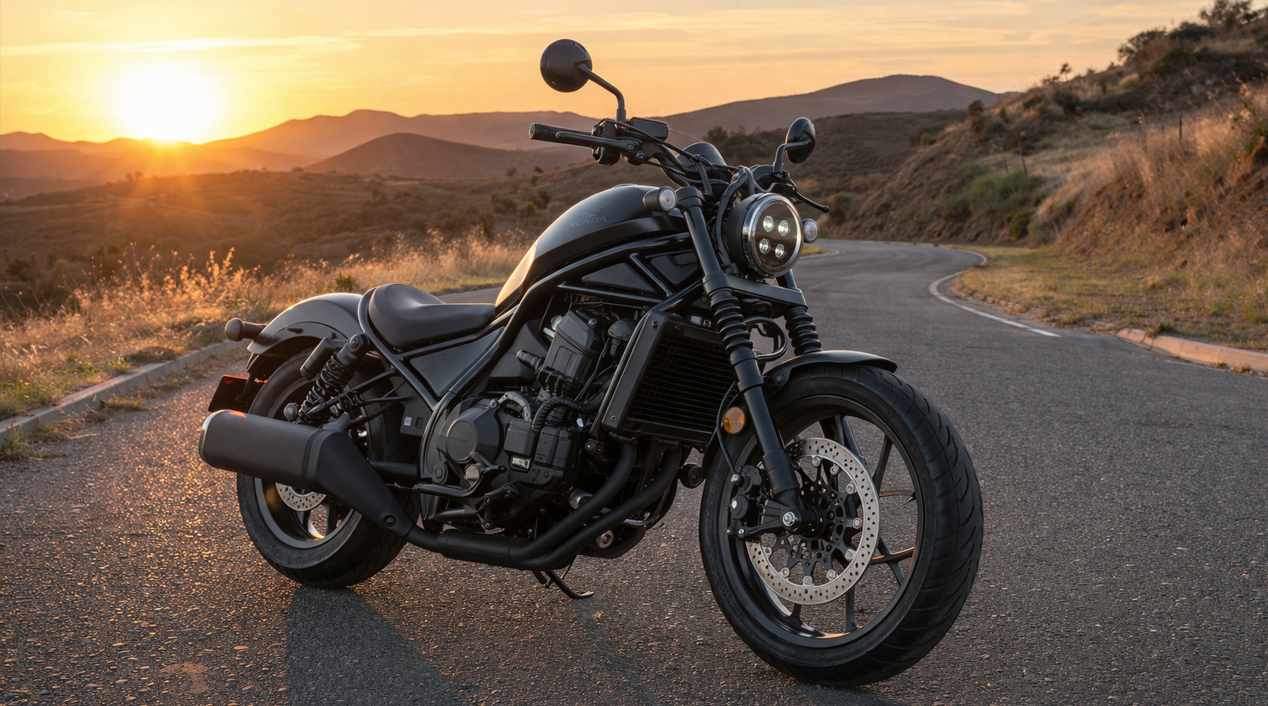 レブル1100の評価と真実|欠点・燃費・DCTまで総合解説 レブル1100の全体像が分かる斜め前からのメインビジュアル