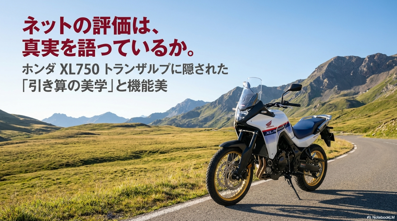 ホンダ XL750 トランザルプに隠された引き算の美学と機能美