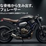 ヤマハXSR700のカフェレーサーカスタム車両と記事タイトル