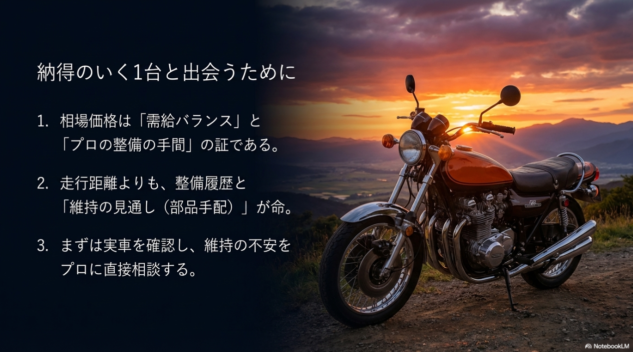 ゼファー750の納得のいく1台と出会うための3つのポイント