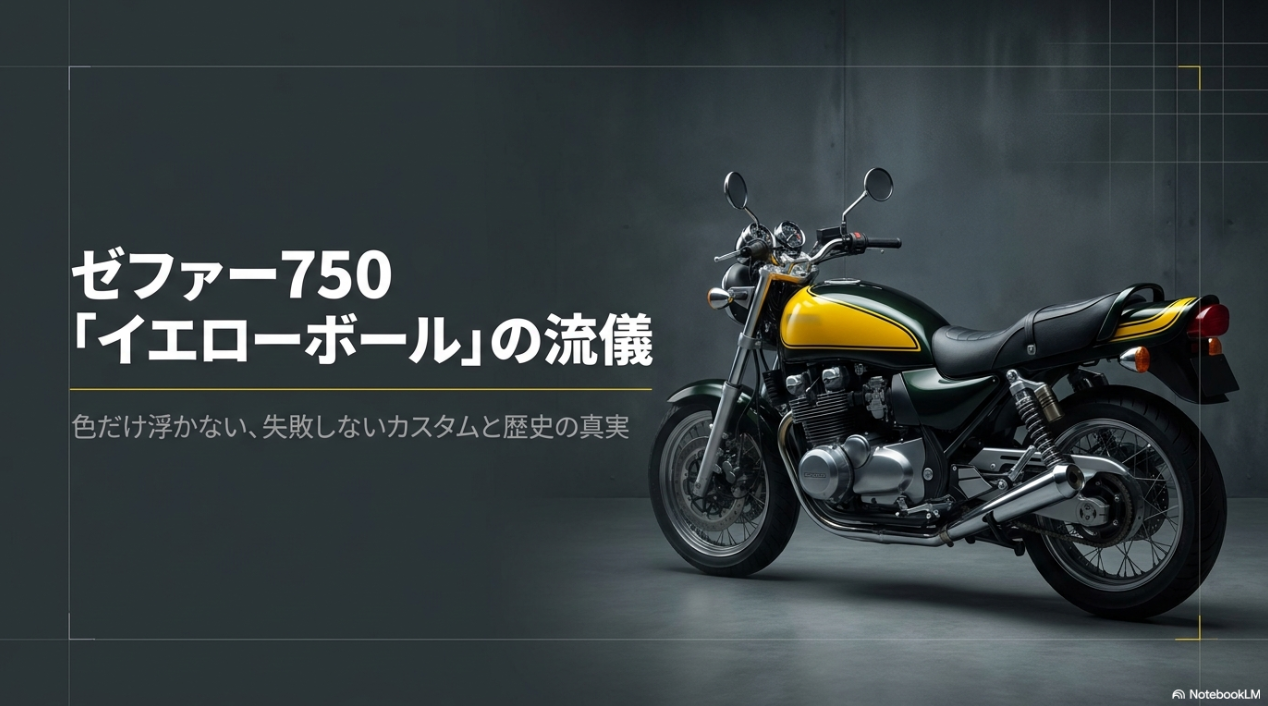 なぜゼファー750のイエローボールは色だけ塗ると浮くのか?純正年式の実態と失敗しない全体バランス ゼファー750イエローボールの色だけ浮かない失敗しないカスタムと歴史の真実
