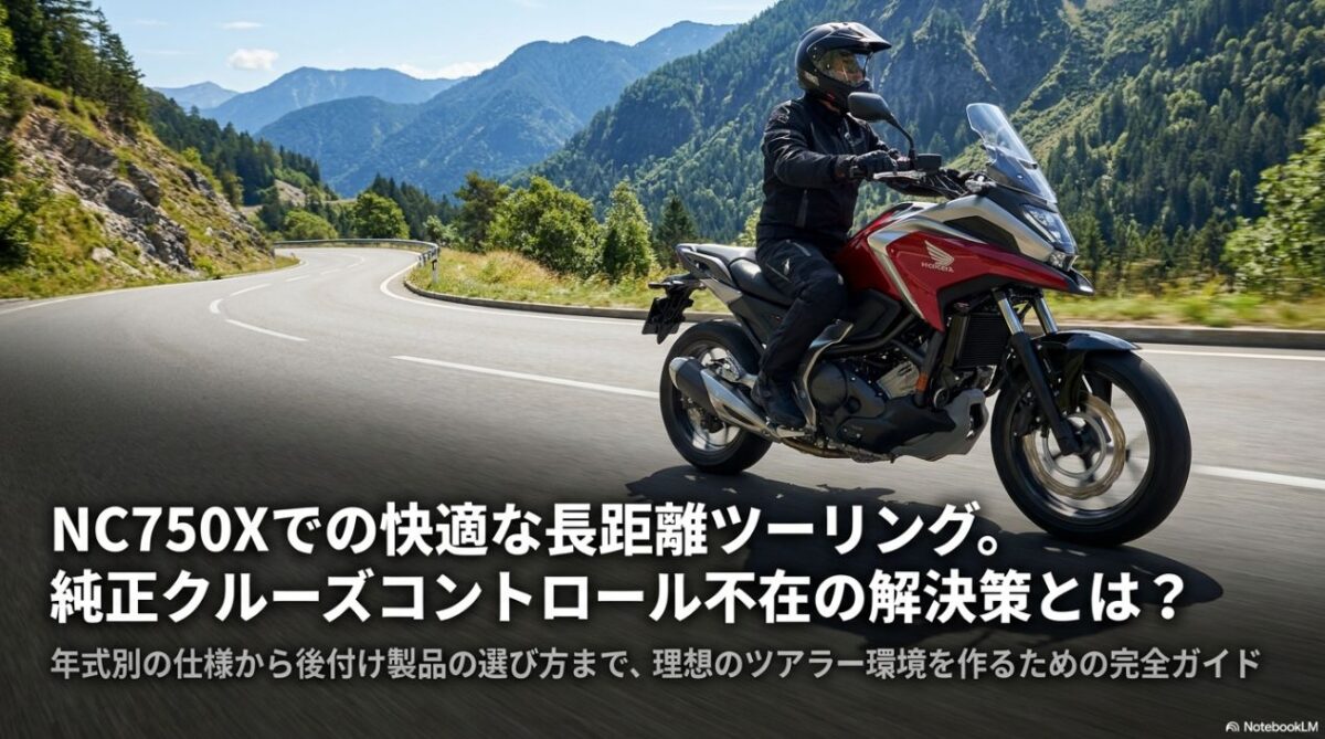 NC750Xでの快適な長距離ツーリングを実現するクルーズコントロール完全ガイド