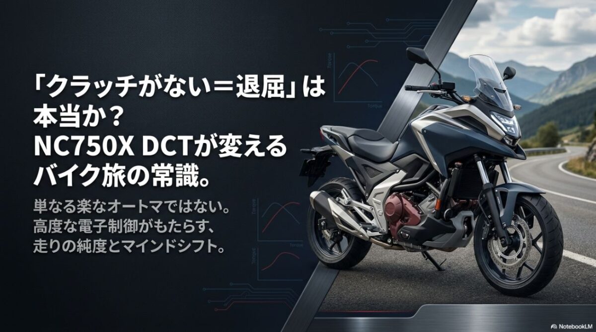 NC750X DCTが変えるバイク旅の常識。電子制御がもたらす走りの純度