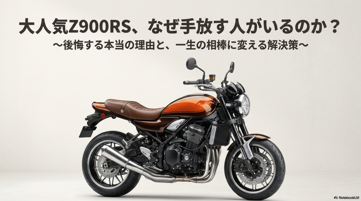 大人気Z900RS、なぜ手放す人がいるのか？後悔する本当の理由と一生の相棒に変える解決策