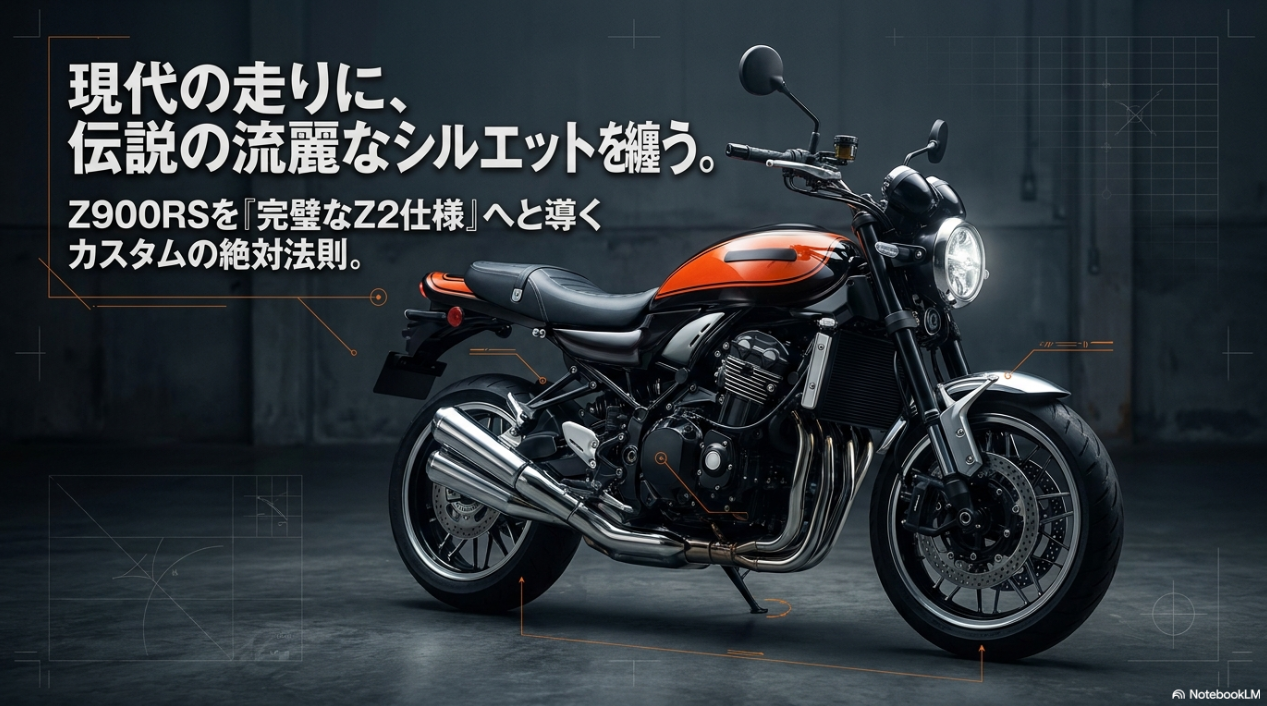 Z900RSを完璧なZ2仕様へと導くカスタムの絶対法則