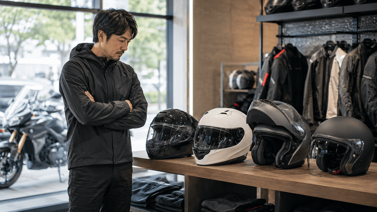 OGKカブトのバイクヘルメットおすすめ比較と後悔しない選び方 フルフェイスやシステム、ジェットヘルメットを店頭で比較する日本人ライダー